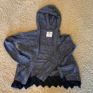 Abercrombie hooded cardigan